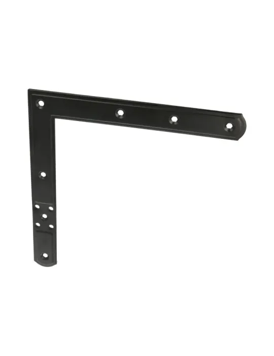 Escuadra 3091 - 220 x 220 mm - Acero - Negro - Izquierda