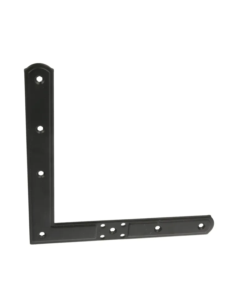 Escuadra 3093 - 220 x 220 mm - Acero - Negro - Izquierda