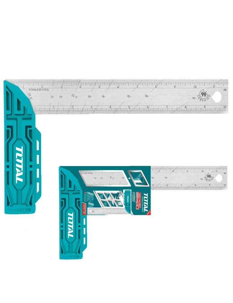 Escuadra TMT61126 - 300 x 1,5 mm - Acero inoxidable