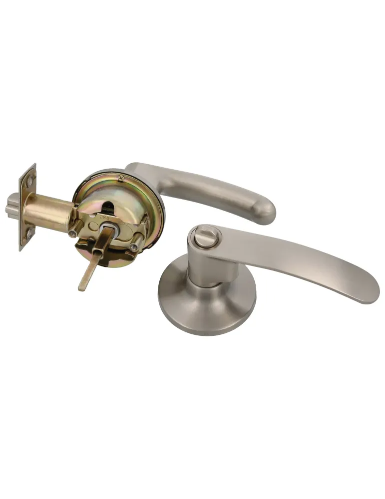 Manilla de puerta 730 - Zamak - Cromado mate