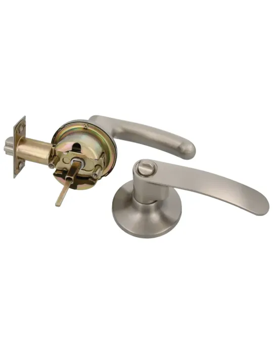 Manilla de puerta 730 - Zamak - Cromado mate