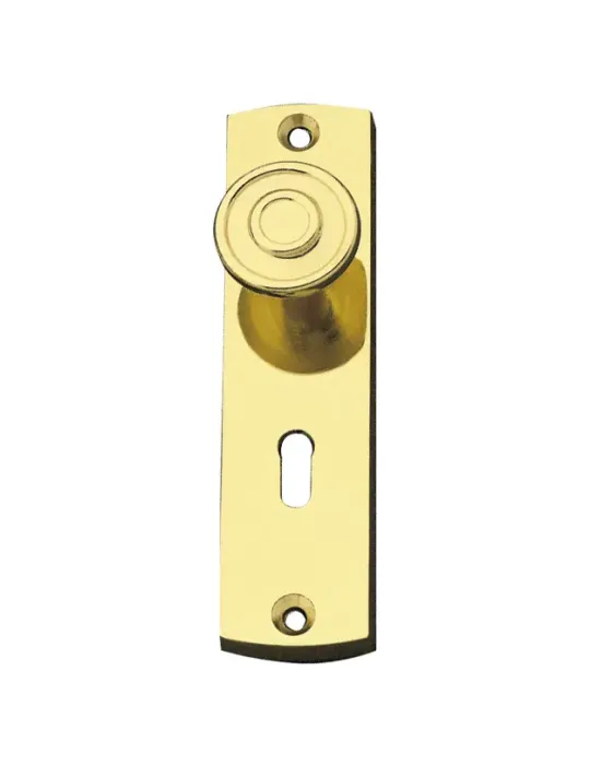 Escudo tirador 18 - 109 x 28 mm - Zamak - Latonado