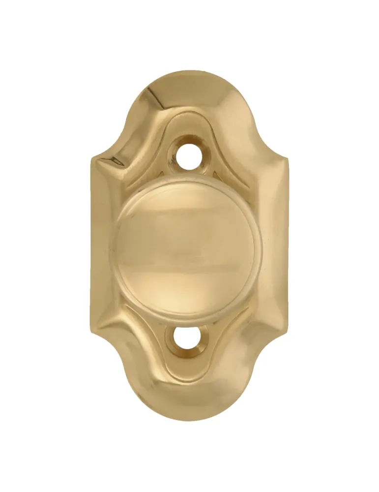 Escudo tirador 31 - 60 x 34 mm - Latón - Pulido