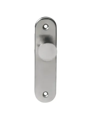 Escudo tirador 40 - 120 x 30 mm - Acero inoxidable 18/8 - Mate