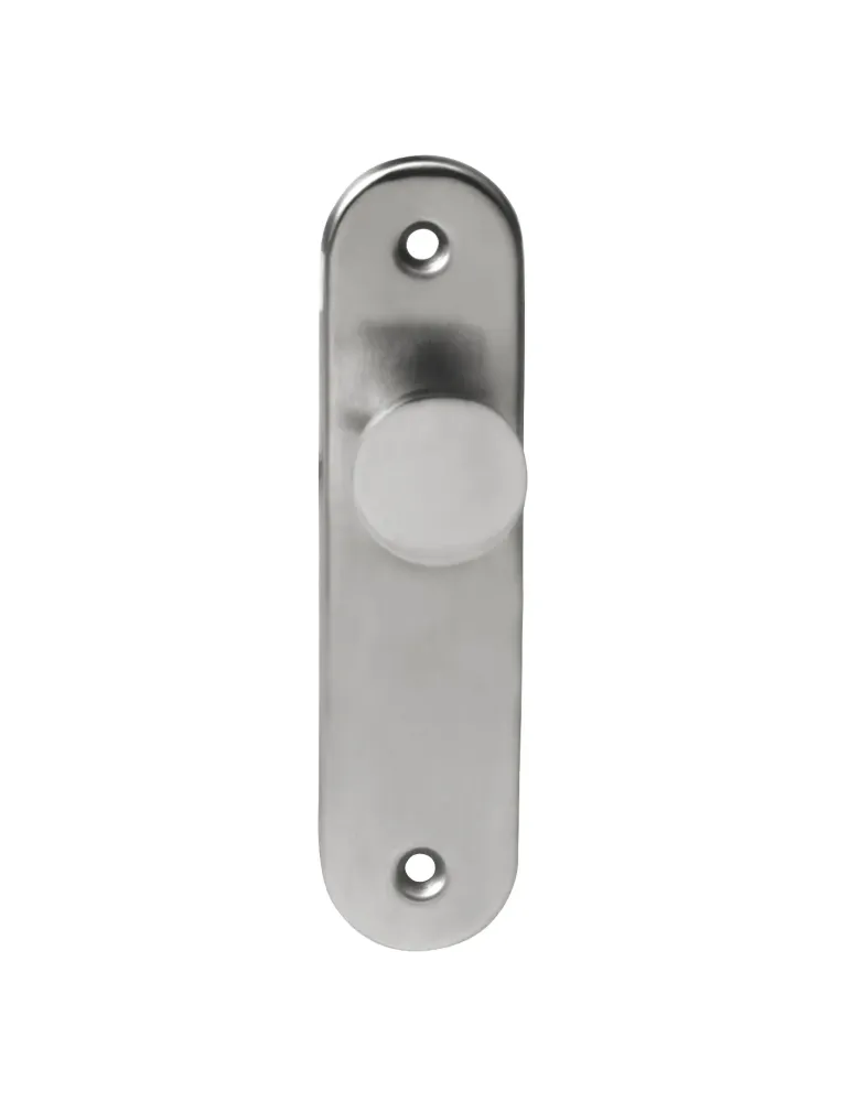 Escudo tirador 40 - 120 x 30 mm - Acero inoxidable 18/8 - Mate