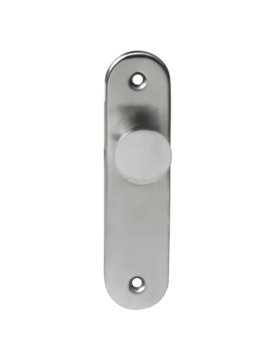 Escudo tirador 40 - 120 x 30 mm - Acero inoxidable 18/8 - Mate