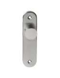 Escudo tirador 40 - 120 x 30 mm - Acero inoxidable 18/8 - Mate