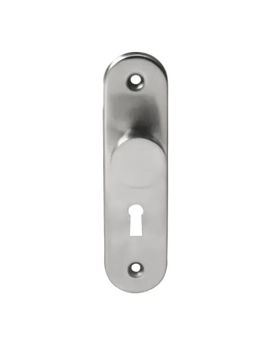Escudo tirador 41 - 120 x 30 mm - Acero inoxidable 18/8 - Mate