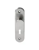 Escudo tirador 41 - 120 x 30 mm - Acero inoxidable 18/8 - Mate