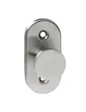 Escudo tirador 42 - 62 x 30 mm - Acero inoxidable 18/8 - Mate