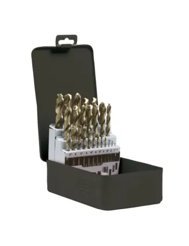 Estuche brocas HSSCO DIN 338 20202 - Ø1-13 x 0,5 - Acero rápido al cobalto - DIN 338 2
