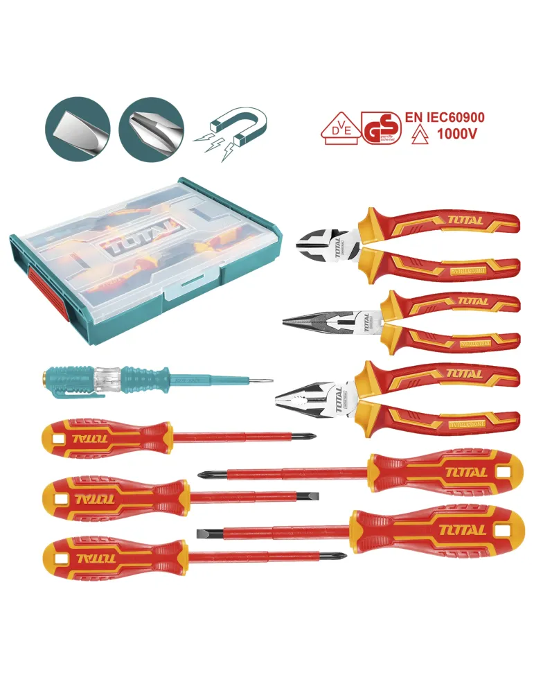 Estuche con 9 herramientas aisladas THKTV02H091