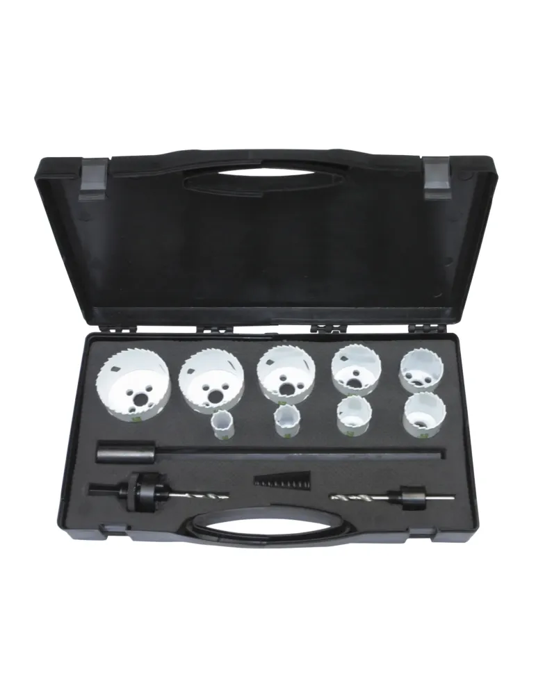 Estuche coronas bimetal 23150 - Ø19-22-29-35-38-44-51-57-64 mm