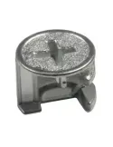 Excéntrica 35 - Ø15 x 12 x 7,5 mm - Zamak - Niquelado
