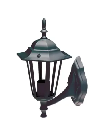 Farol pared 3000 - 400 x 270 mm - Aluminio - Negro