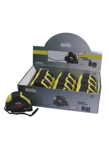 Flexómetro 55 - 8 m x 25 mm - Amarillo/Negro 2