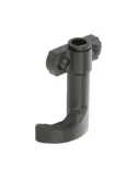 Gancho de cierre invertido 2960 - 58 x 33 x 15 mm - Zamak - Negro - Izquierda