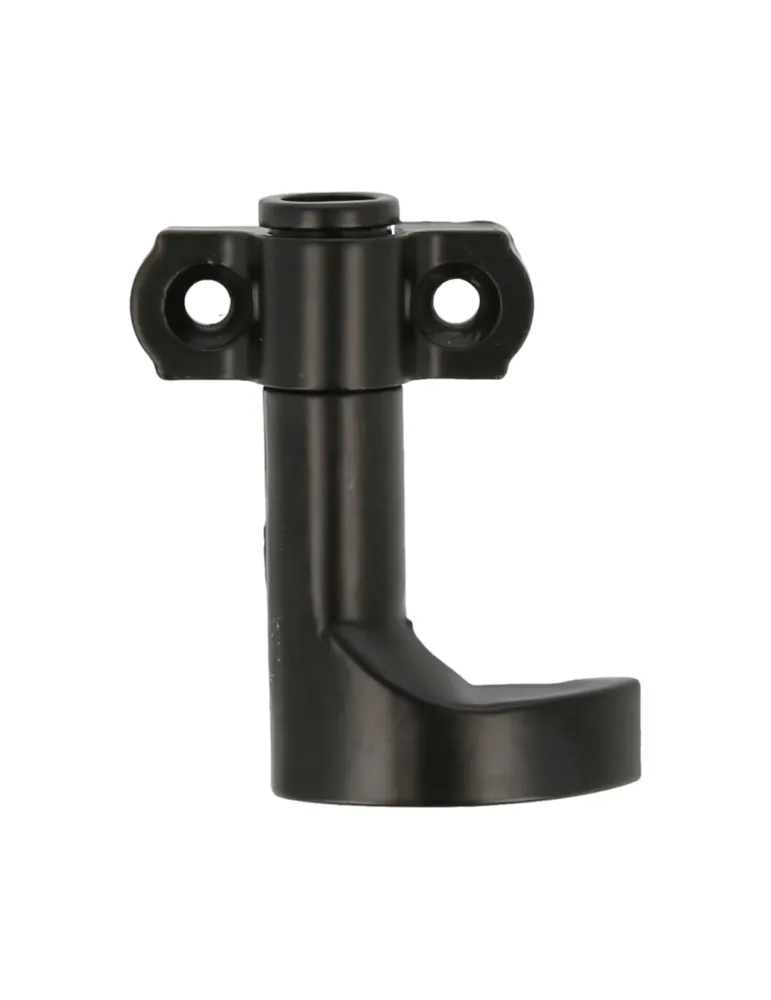 Gancho de cierre invertido 2961 - 58 x 33 x 15 mm - Zamak - Negro - Derecha