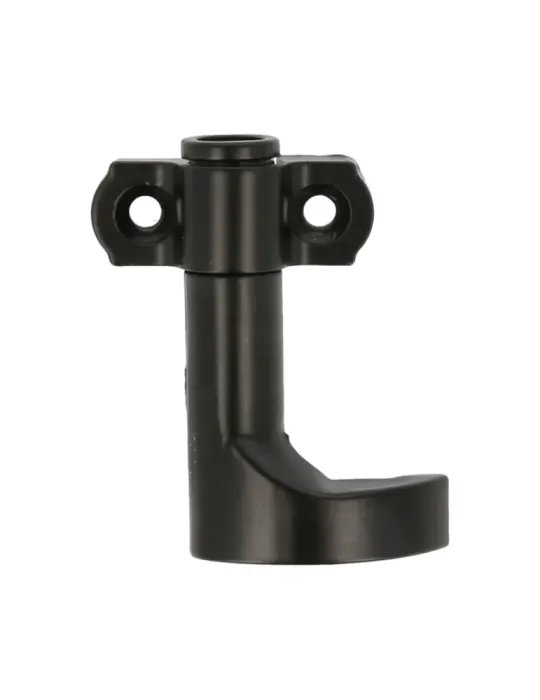 Gancho de cierre invertido 2961 - 58 x 33 x 15 mm - Zamak - Negro - Derecha
