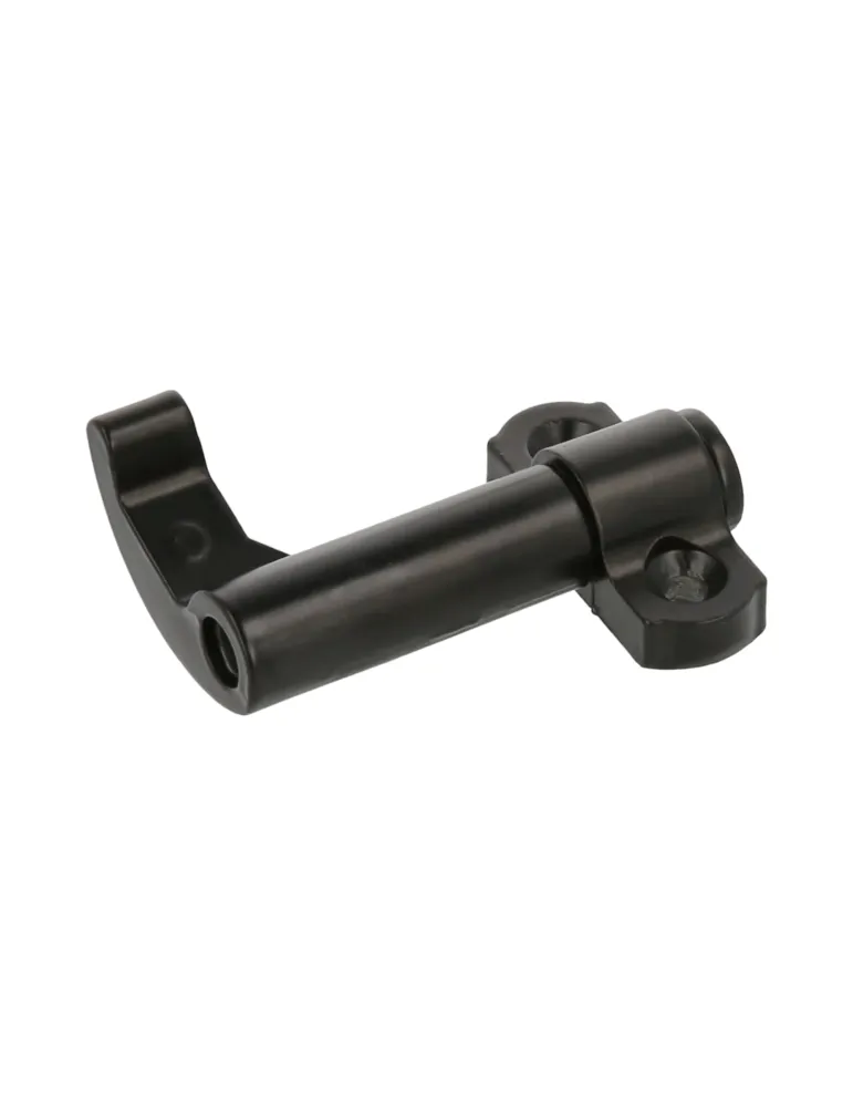 Gancho de cierre invertido 2961 - 58 x 33 x 15 mm - Zamak - Negro - Derecha