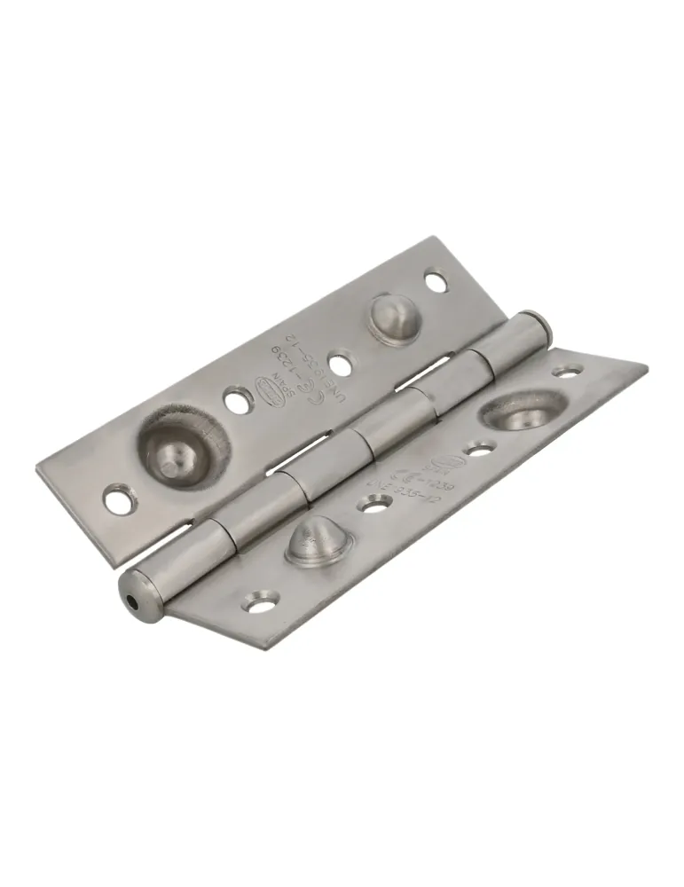 Bisagra seguridad 565C - 150 x 83 x 3 mm - Acero inoxidable 18/8 - Mate