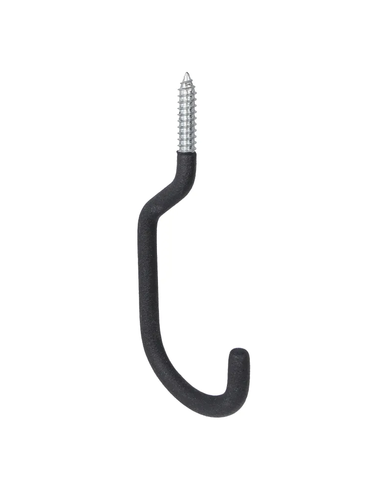Gancho multiuso 770 - 100 x 210 x 12 mm - Acero - Negro