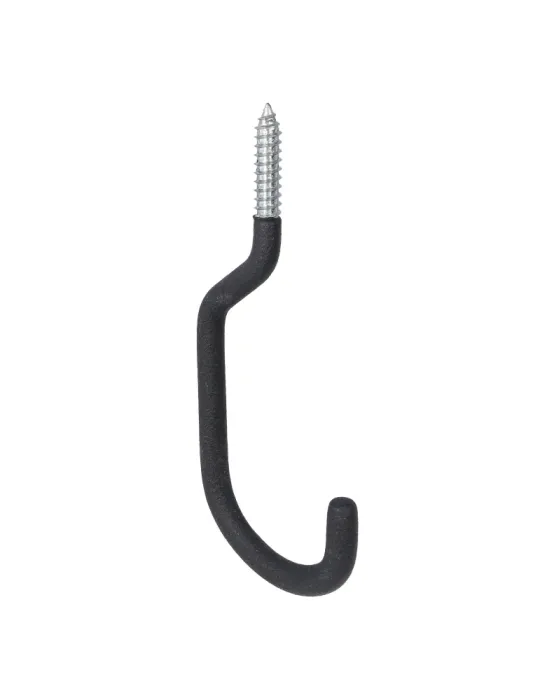 Gancho multiuso 770 - 100 x 210 x 12 mm - Acero - Negro