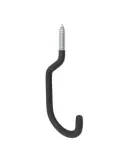 Gancho multiuso 770 - 100 x 210 x 12 mm - Acero - Negro