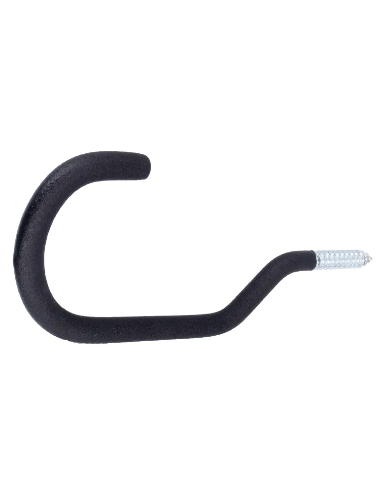 Gancho multiuso 770 - 100 x 210 x 12 mm - Acero - Negro
