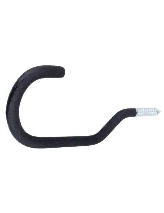 Gancho multiuso 770 - 100 x 210 x 12 mm - Acero - Negro