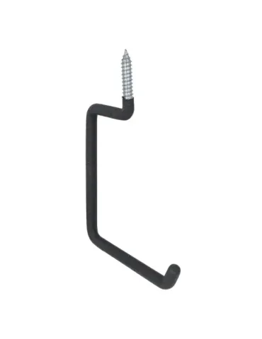 Gancho multiuso 771 - 155 x 240 x 12 mm - Acero - Negro
