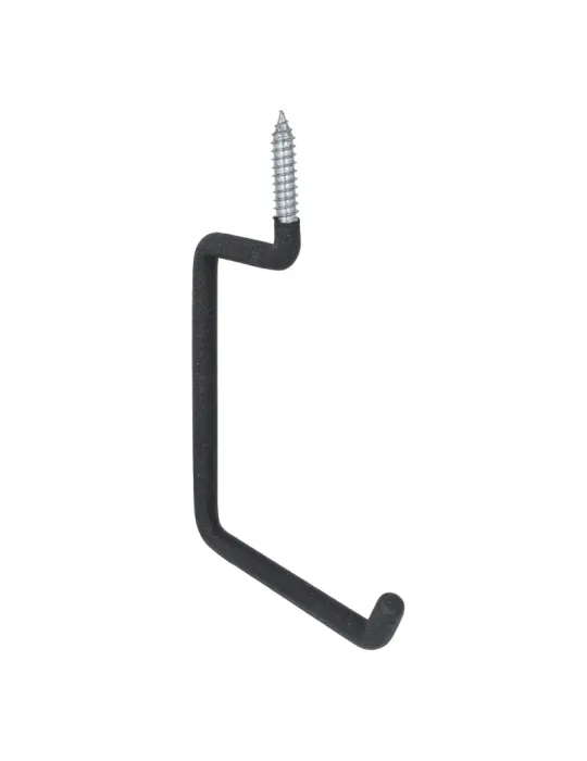 Gancho multiuso 771 - 155 x 240 x 12 mm - Acero - Negro
