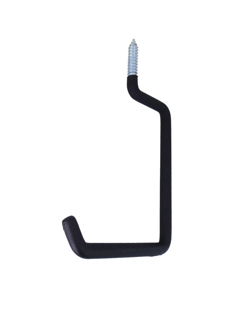Gancho multiuso 771 - 155 x 240 x 12 mm - Acero - Negro