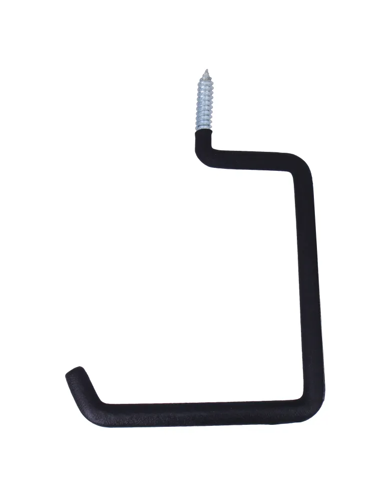 Gancho multiuso 771 - 155 x 240 x 12 mm - Acero - Negro