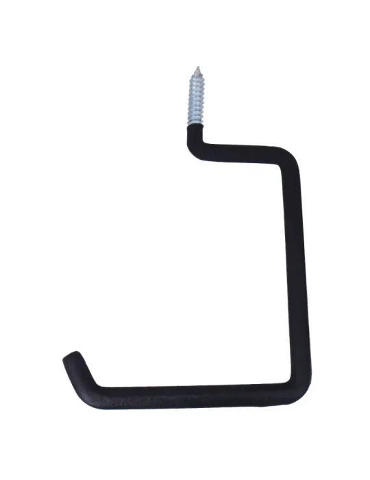 Gancho multiuso 771 - 155 x 240 x 12 mm - Acero - Negro