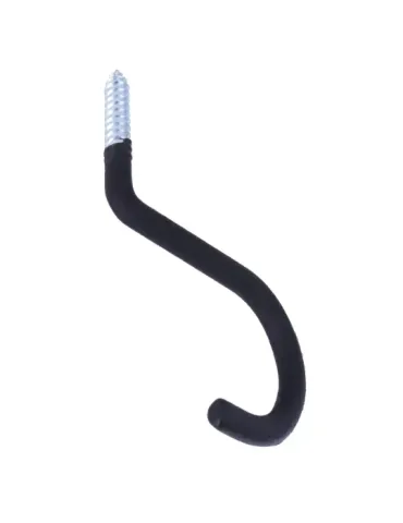Gancho multiuso 772 - 110 x 135 x 12 mm - Acero - Negro 2