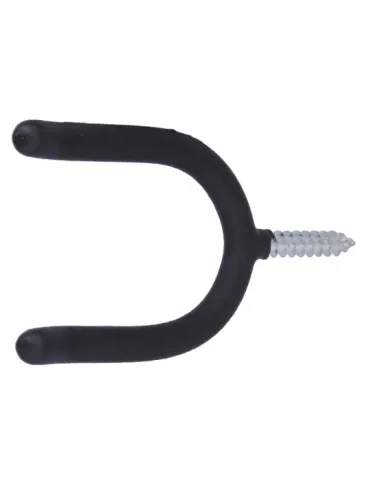 Gancho multiuso 773 - 130 x 75 x 10 mm - Acero - Negro 2