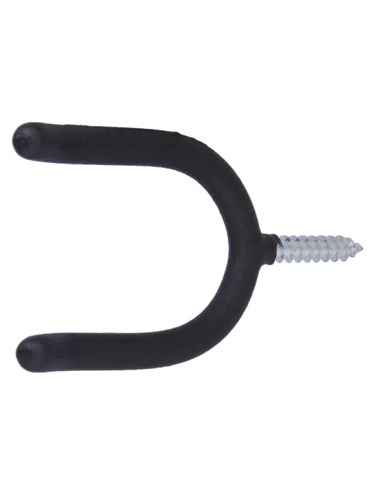 Gancho multiuso 773 - 130 x 75 x 10 mm - Acero - Negro
