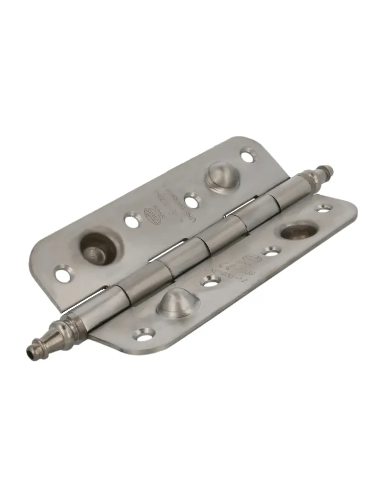 Bisagra seguridad 566C - 150 x 83 x 3 mm - Acero inoxidable 18/8 - Mate