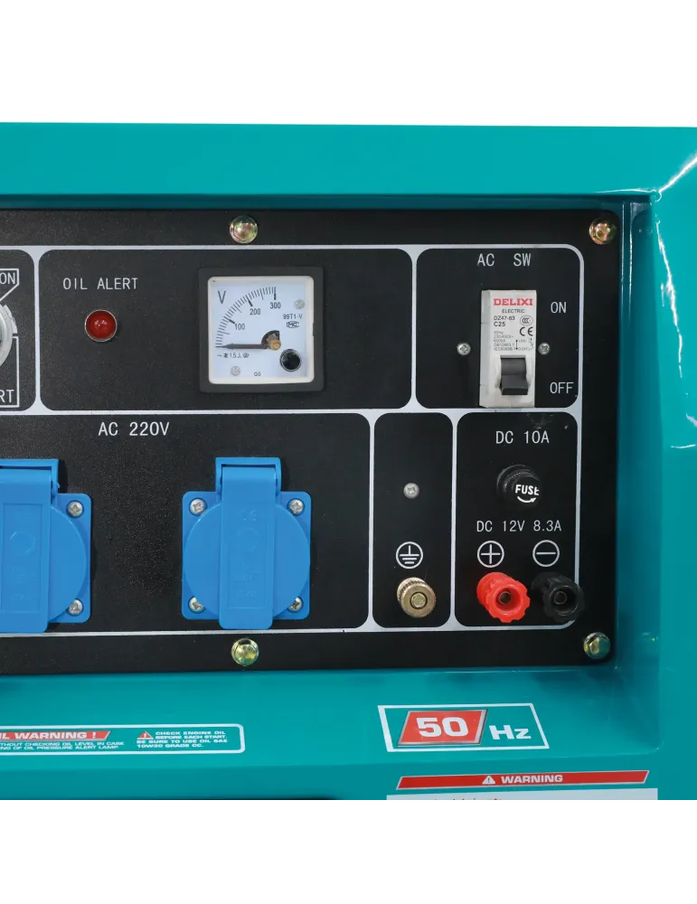 Generador diésel insonorizado 5.0 kW - Trifásico ATS TP250003-1 - 5.0 kW