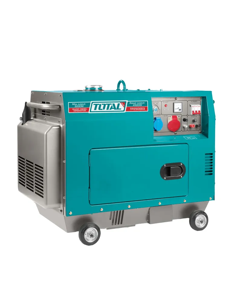 Generador diésel insonorizado 5.0 kW - Trifásico TP250003 - 5.0 kW