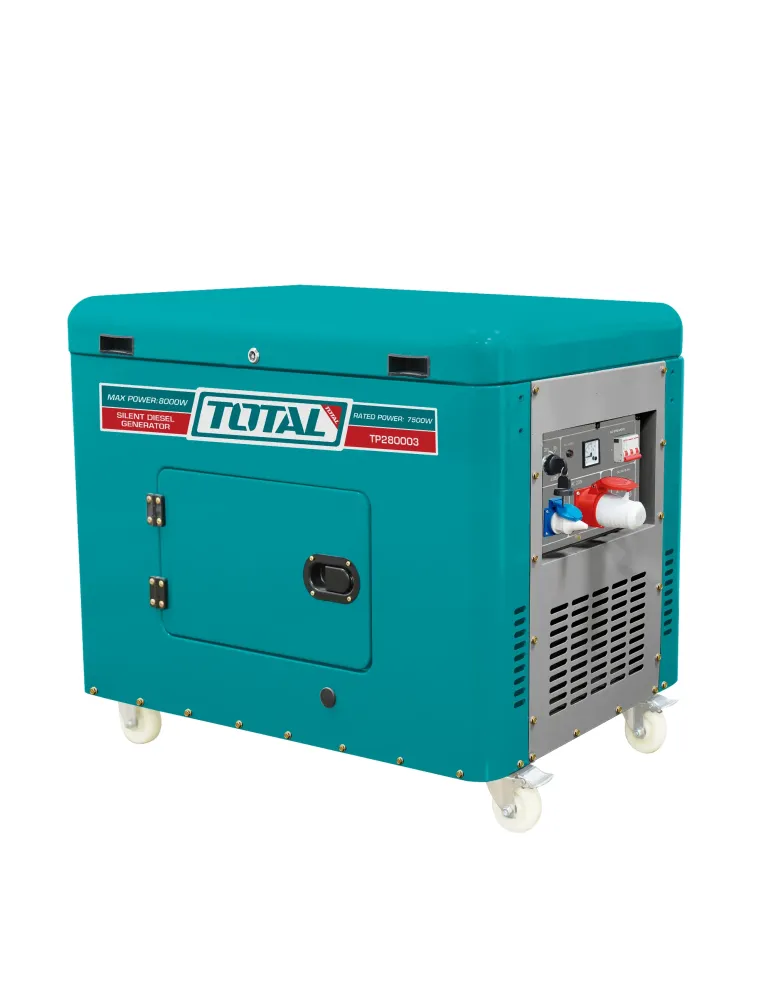 Generador diésel insonorizado 8.0 kW - Trifásico ATS TP280003-1 - 8.0 kW