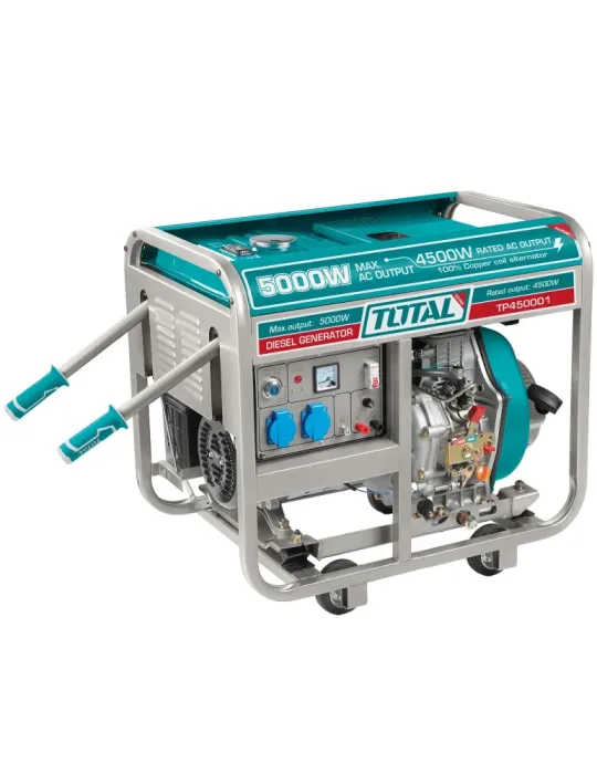 Generador portátil diésel abierto 5.0 kW - Monofásico TP450001 - 5.0 kW