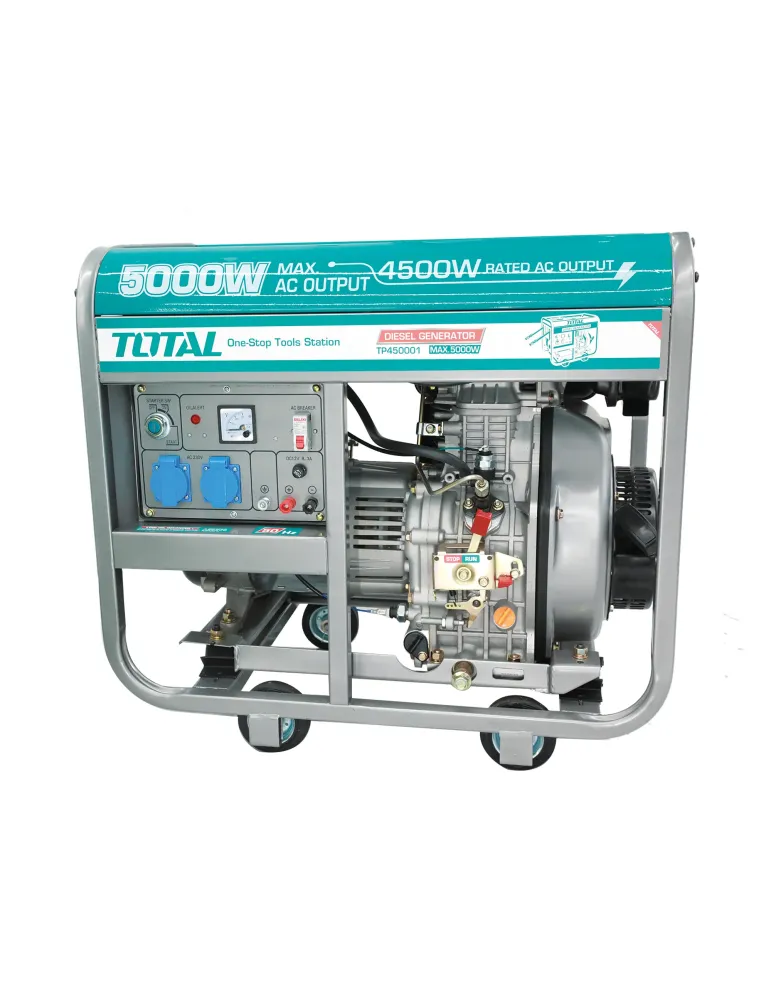 Generador portátil diésel abierto 5.0 kW - Monofásico TP450001 - 5.0 kW