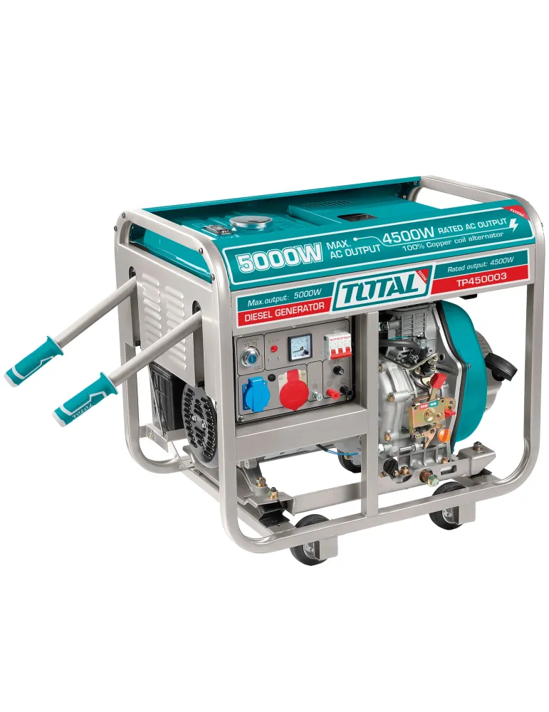 Generador portátil diésel abierto 5.0 kW - Trifásico TP450003 - 5.0 kW