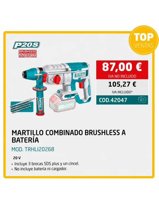 MARTILLO COMBINADO  A BATERÍA