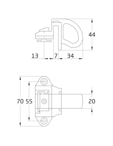 Golpete regulable aluminio Mod. 6080 EU 2