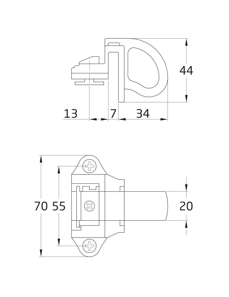 Golpete regulable aluminio Mod. 6080 EU