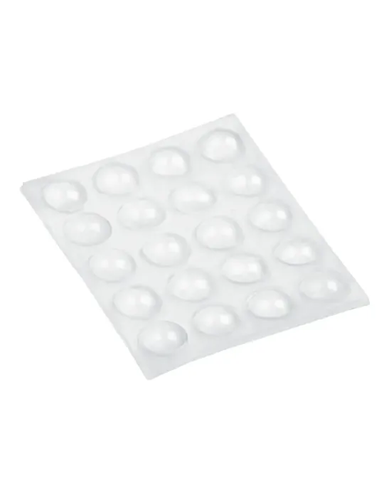 Gota protectora 610 - Ø8 x 2,5 mm - Silicona - Transparente