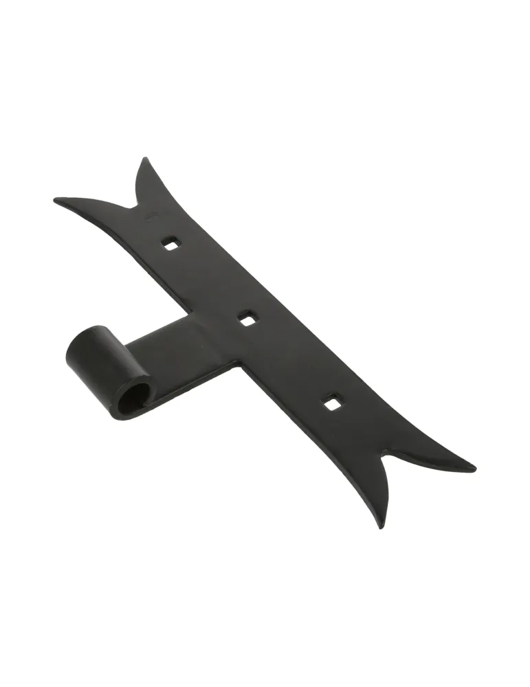 Gozne T gótico 4400 - 240 x 35 x 4 mm - Acero - Negro